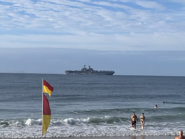 The Ocean is not good for open wounds