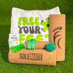 The Soul Mate set with balance bar, hacky sack, wild toes and more