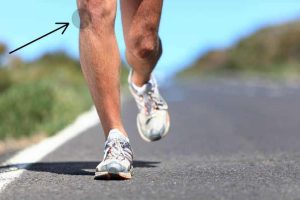 A man running on the road
